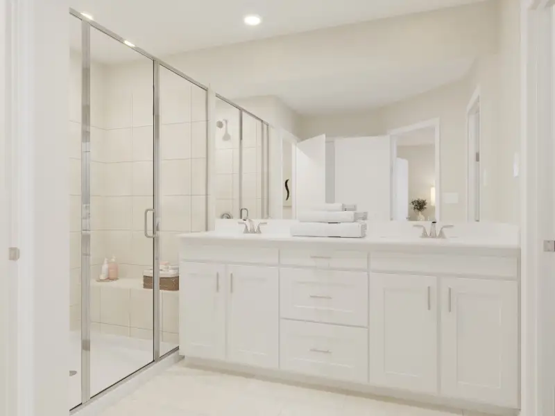 Furnished interior view inside a new home in Oak Ridge Park, Corinth (Image 6). Furnished interior view inside a new home in Oak Ridge Park, Corinth (Image 6).