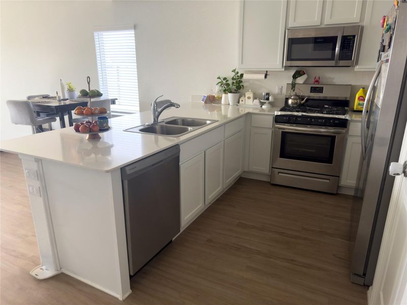 Furnished interior view inside a new home in Sterling Point at Baytown Crossings: Watermill Collection, Baytown (Image 3).