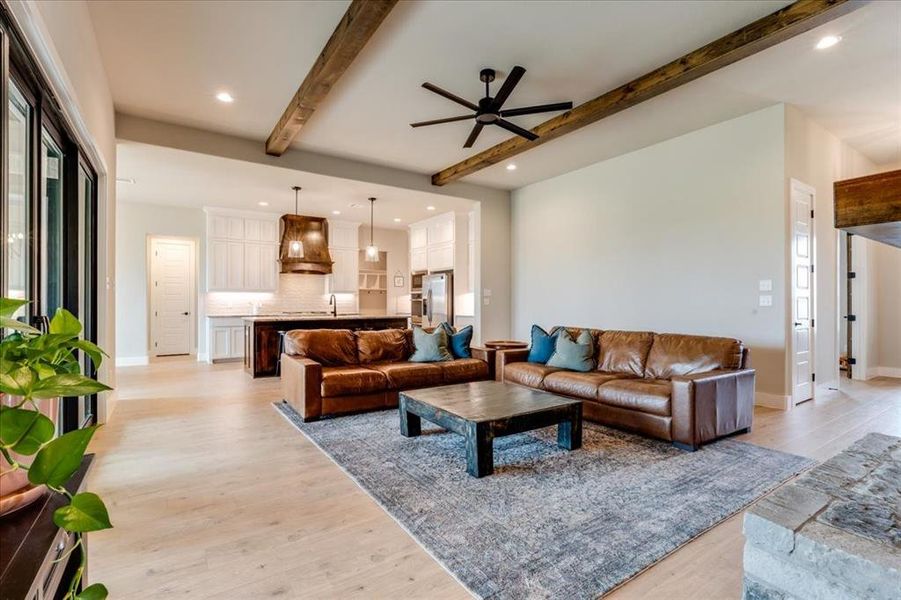 Furnished interior view inside a new home in , Godley (Image 6).