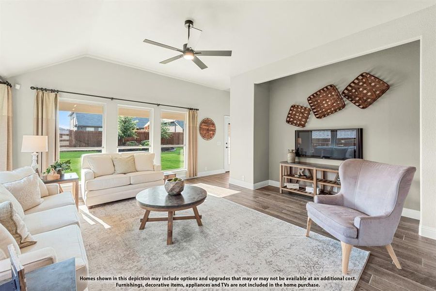 Furnished interior view inside a new home in Sunset Ridge, Alvarado (Image 8). Furnished interior view inside a new home in Sunset Ridge, Alvarado (Image 8).