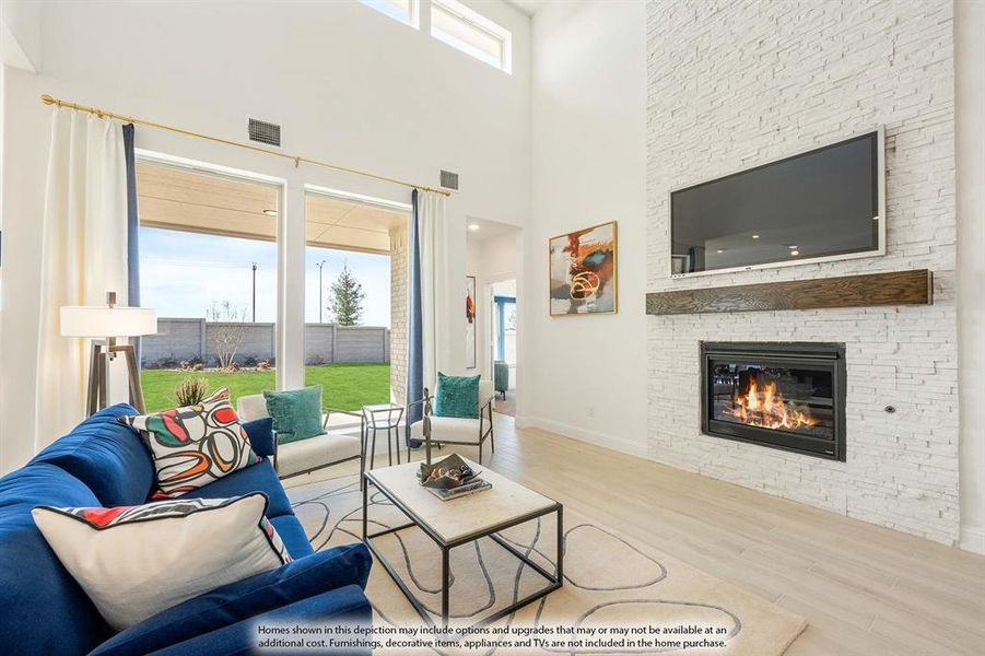 Furnished interior view inside a new home in Star Ranch, Godley (Image 7).