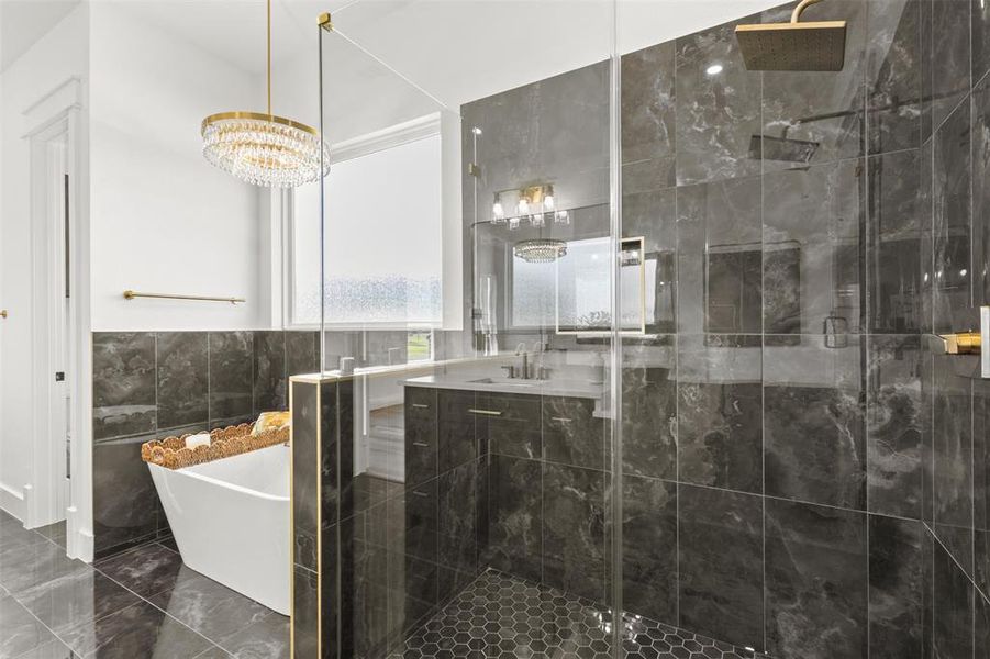 Furnished interior view inside a new home in , Greenville (Image 11).