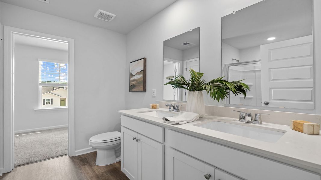 Furnished interior view inside a new home in The Retreat at East Argent, Ridgeland (Image 19).
