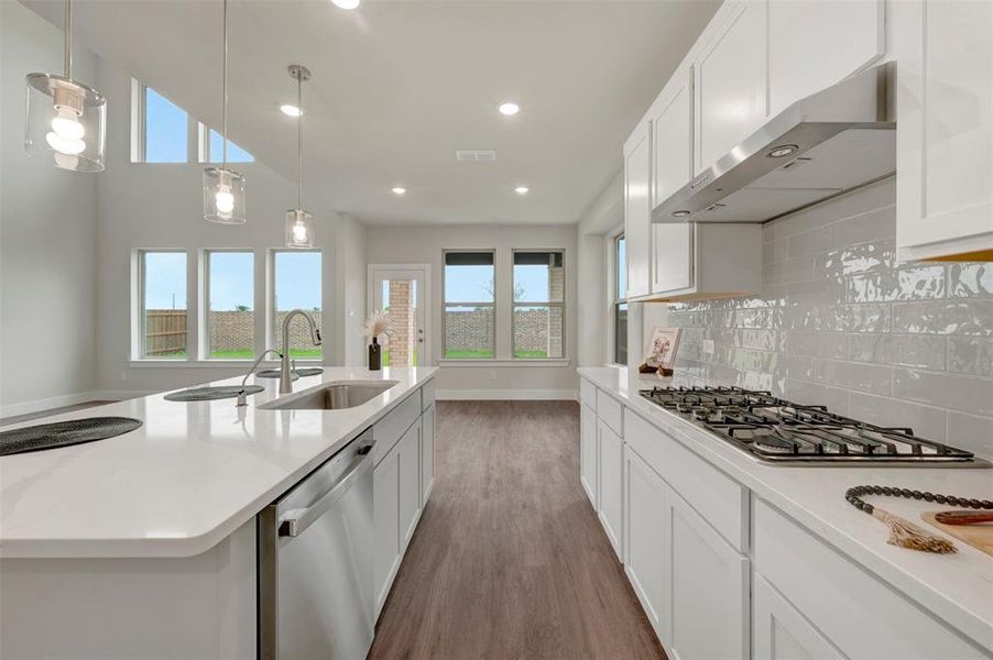 Furnished interior view inside a new home in Chaparral Park, Oak Point (Image 11).