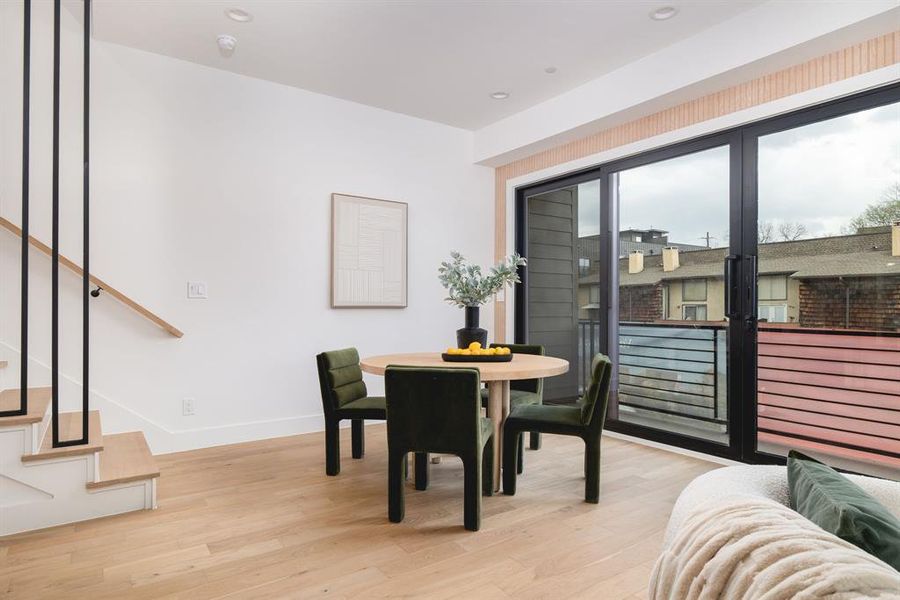 Furnished interior view inside a new home in , Dallas (Image 15).