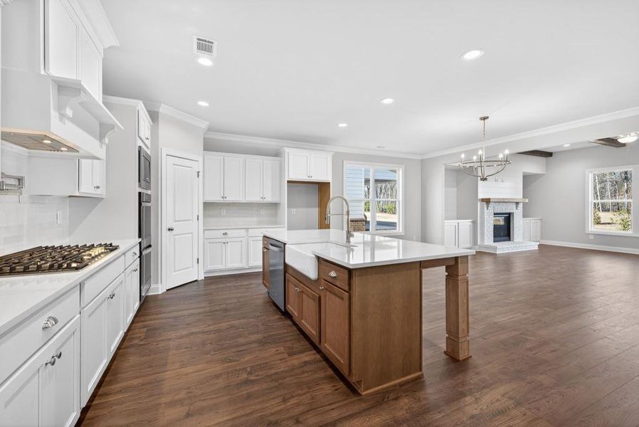 Furnished interior view inside a new home in , Suwanee (Image 8). Furnished interior view inside a new home in , Suwanee (Image 8).