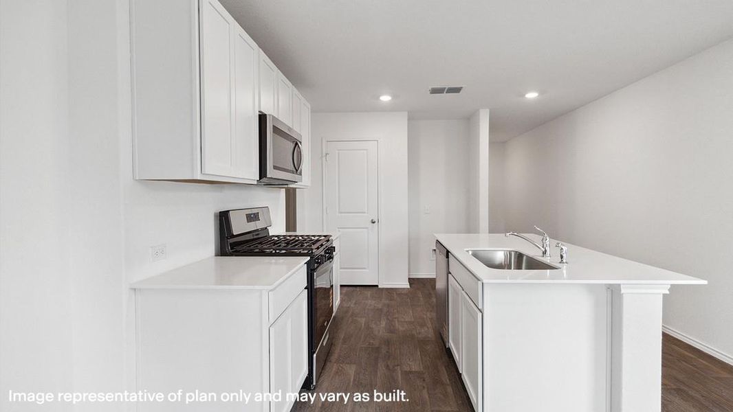 Furnished interior view inside a new home in Garver Heights, Houston (Image 4).