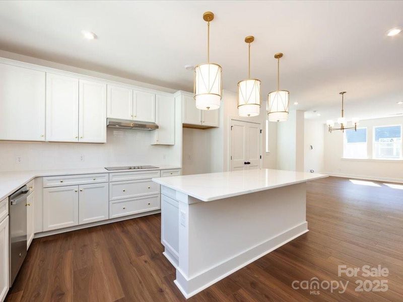 Crisp White Cabinetry and Quartz Countertops