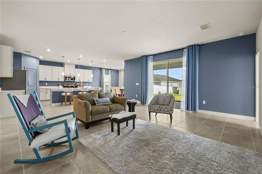 Furnished interior view inside a new home in , Winter Haven (Image 12). Furnished interior view inside a new home in , Winter Haven (Image 12).