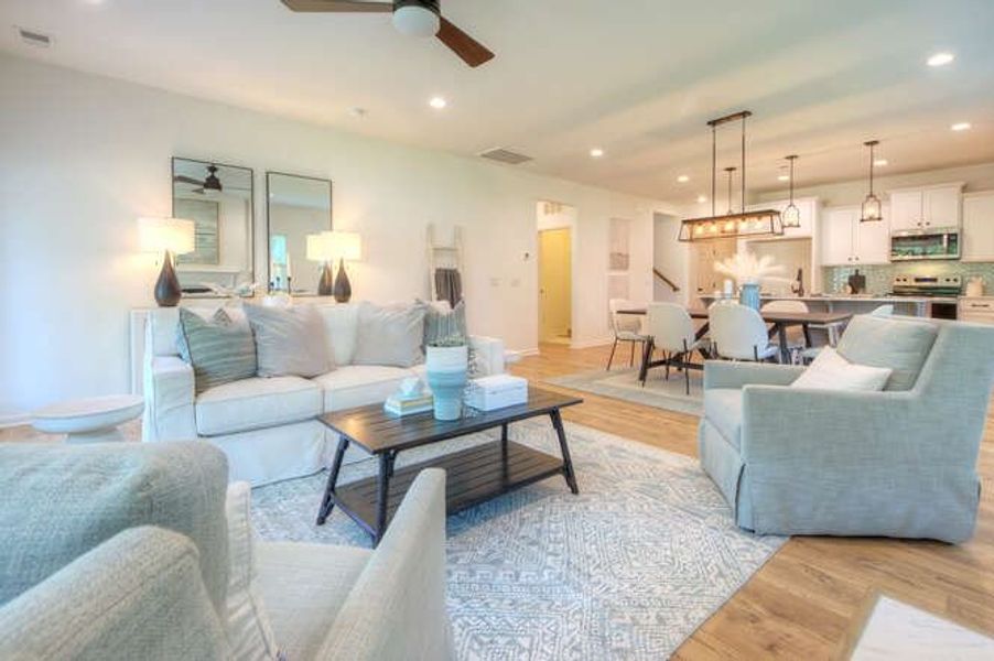 Representative furnished interior of a home built from the Durell by True Homes in Reeves Crossing, St. George (Image 10). Representative furnished interior of a home built from the Durell by True Homes in Reeves Crossing, St. George (Image 10).