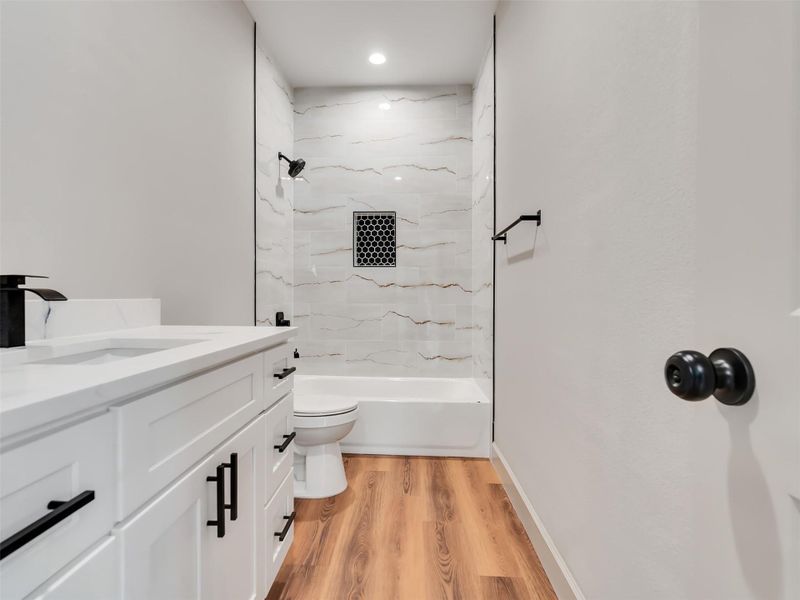 Furnished interior view inside a new home in , Willis (Image 6).