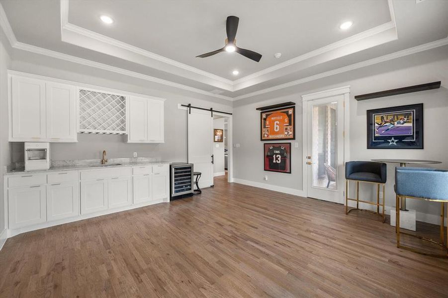 Game room can flex to meet your needs