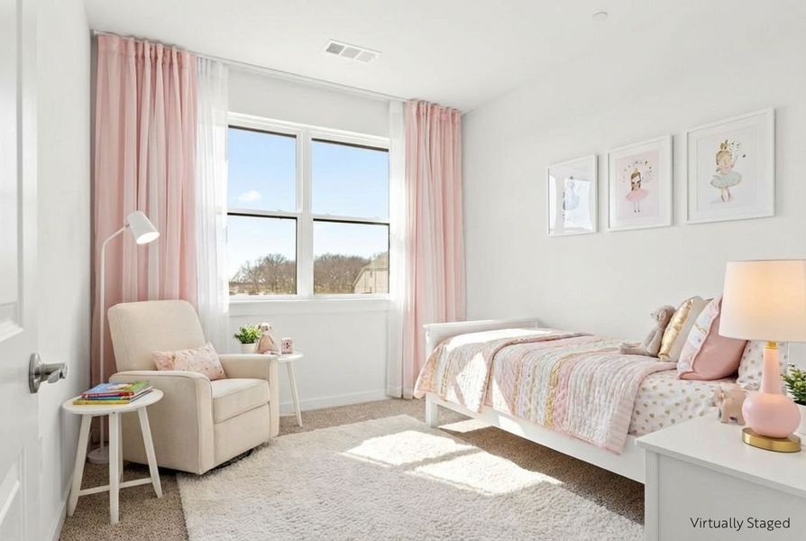 Furnished interior view inside a new home in Wildridge, Oak Point (Image 8).