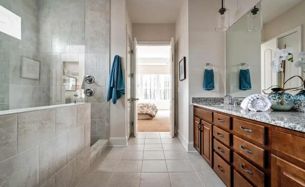 Representative furnished interior of a home built from the Muirfield by Greybrook Homes in Edmunds Farm, Clover (Image 9).