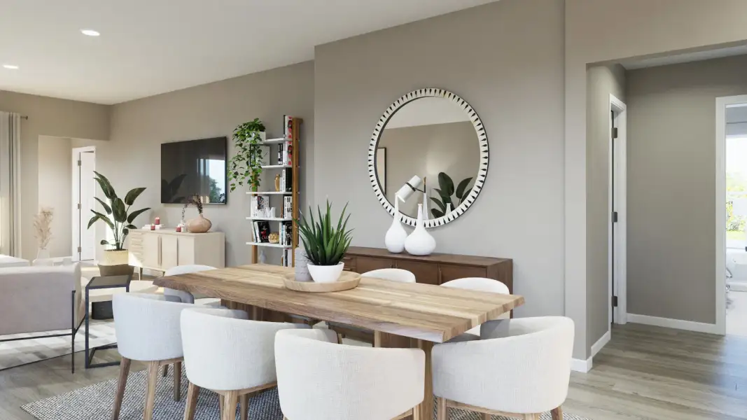 Representative furnished interior of a home built from the The Silverleaf by Legend Homes in Ridgeland Hills, Willis (Image 6).