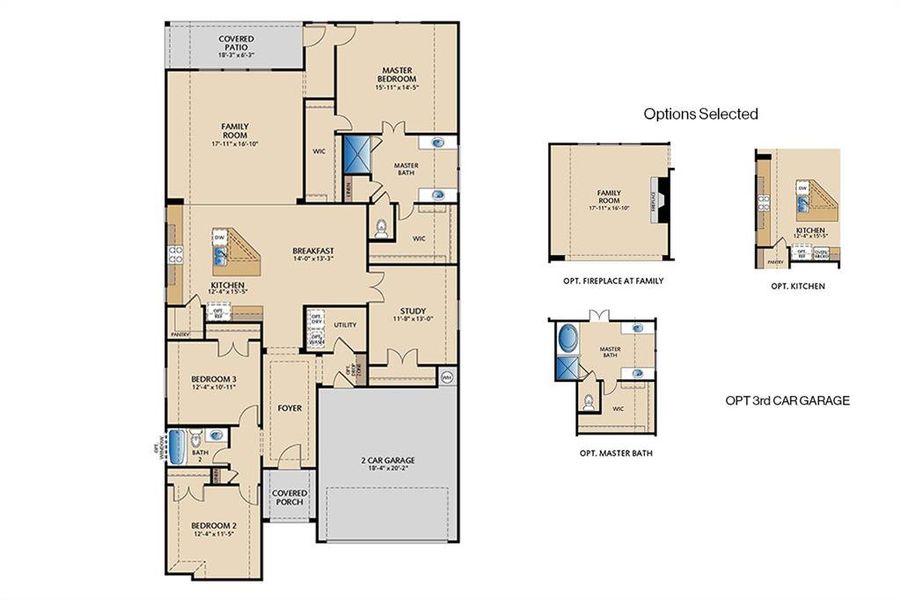 3819 Brewster Ln - Southlake Floor Plan