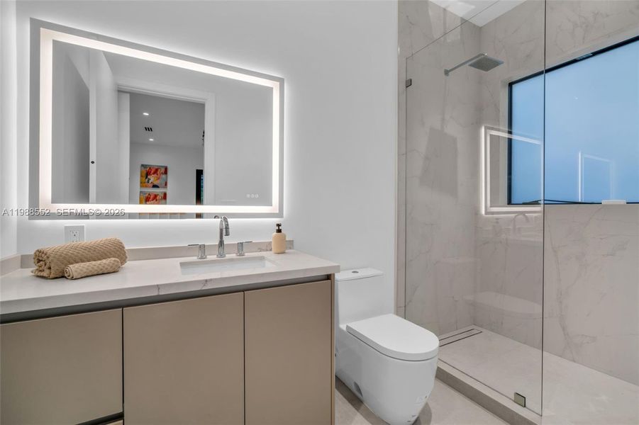 Furnished interior view inside a new home in , Miami Shores (Image 45).