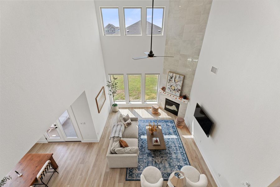 Furnished interior view inside a new home in , Austin (Image 10). Furnished interior view inside a new home in , Austin (Image 10).