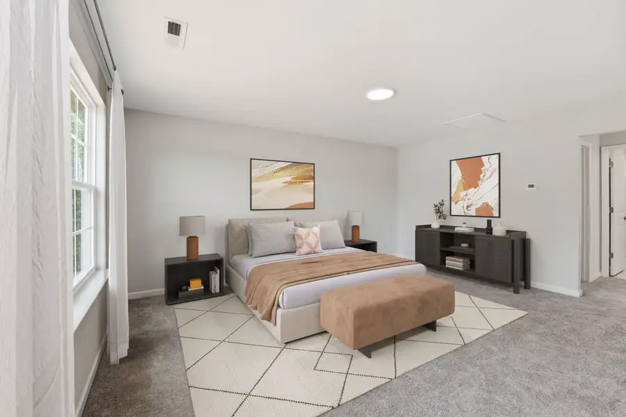 Furnished interior view inside a new home in Bell Meadows, Winnabow (Image 29).