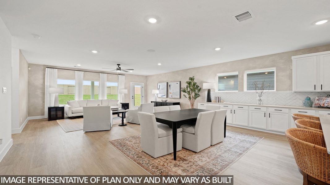 Furnished interior view inside a new home in Sunterra Lakes, Brookshire (Image 8).