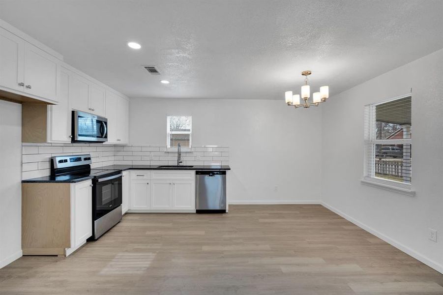 Furnished interior view inside a new home in , Cleburne (Image 8). Furnished interior view inside a new home in , Cleburne (Image 8).