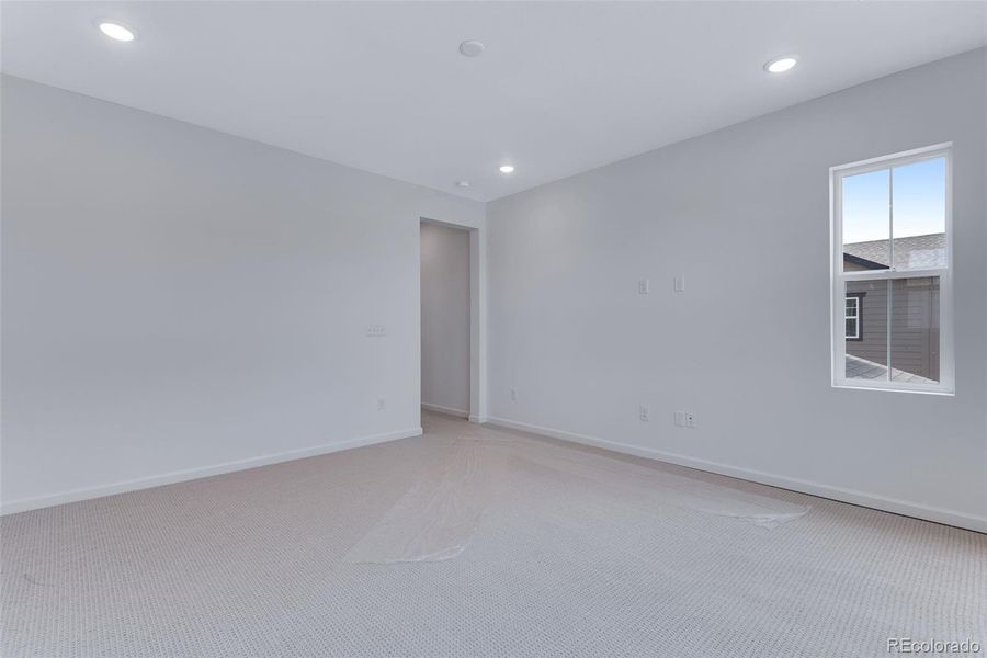 Spacious, unfurnished interior of a new home in Prelude at The Aurora Highlands, Aurora (Image 31). Spacious, unfurnished interior of a new home in Prelude at The Aurora Highlands, Aurora (Image 31).