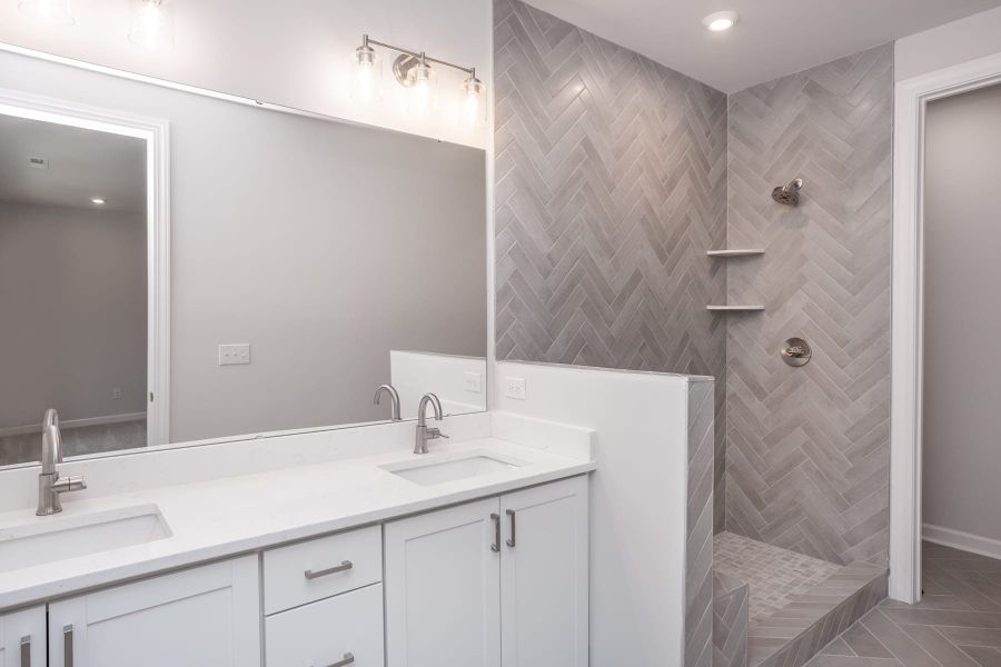 Representative furnished interior of a home built from the Kinston by Tri Pointe Homes in Elm Park, Raleigh (Image 10).