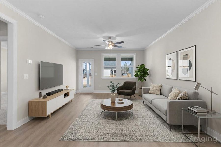 Furnished interior view inside a new home in Tillery Park, Grovetown (Image 13).
