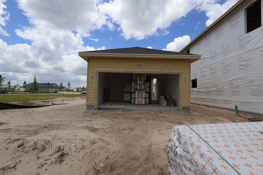 In-progress construction of a new home in Weslyn Park, St. Cloud, FL (Image 5).
