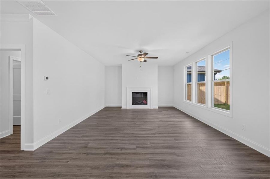 Spacious, unfurnished interior of a new home in , Buford (Image 34).