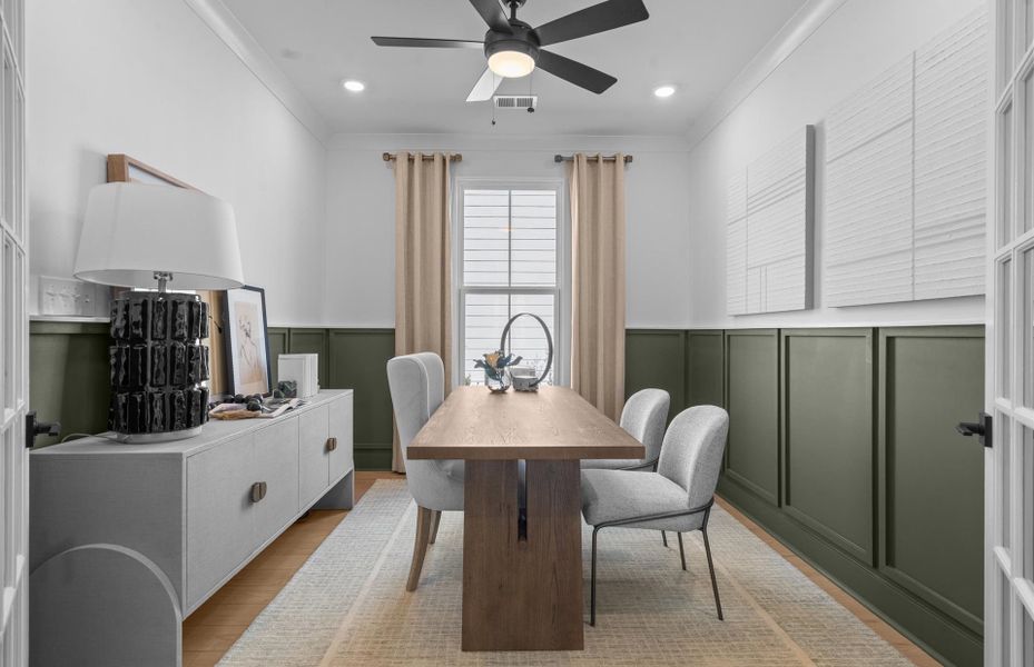 Representative furnished interior of a home built from the Mystique by Del Webb in Del Webb Greenville, Greenville (Image 17).