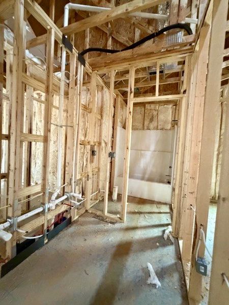 In-progress construction of a new home in Forrest Farms, Greenville, GA (Image 10).