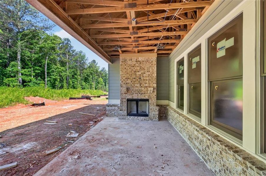 In-progress construction of a new home in , Statham, GA (Image 7).