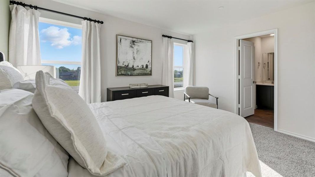 Furnished interior view inside a new home in Arbor Trails South, Princeton (Image 29).
