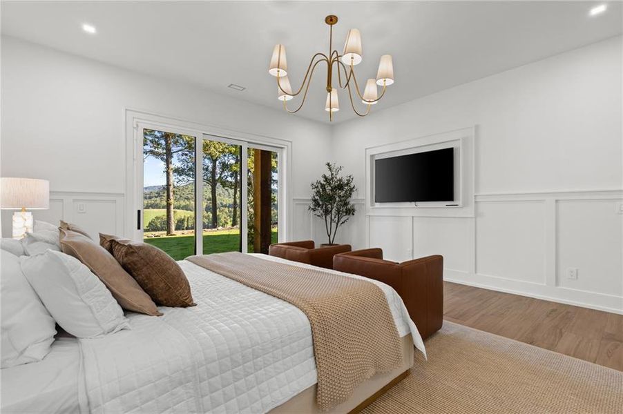 Furnished interior view inside a new home in , Talking Rock (Image 36).