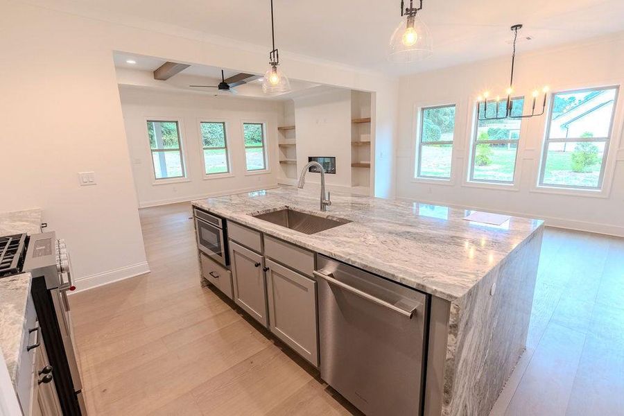 Furnished interior view inside a new home in , Hoschton (Image 6).