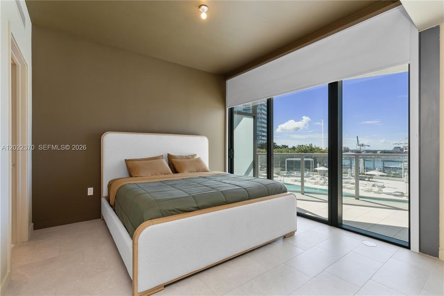 Furnished interior view inside a new home in Five Park, Miami Beach (Image 19).
