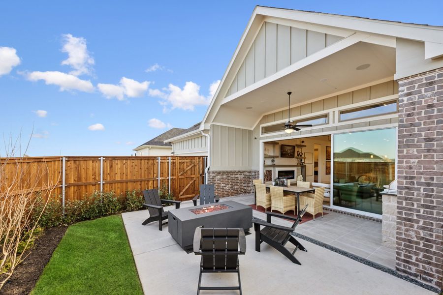 Exterior details and patio area of a home in Talia, Mesquite (Image 24). Exterior details and patio area of a home in Talia, Mesquite (Image 24).