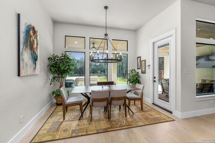 Furnished interior view inside a new home in , New Braunfels (Image 12).