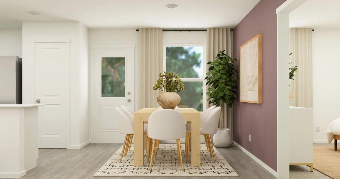 Furnished interior view inside a new home in Synova, Crosby (Image 12).