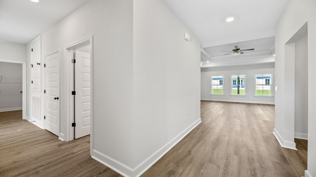 Representative unfurnished interior of a home built from the The Jasmine by D.R. Horton in Meadows at Rehwinkel, Crawfordville (Image 4).