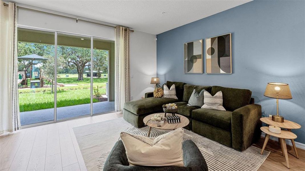 Furnished interior view inside a new home in Nona West, Orlando (Image 6).