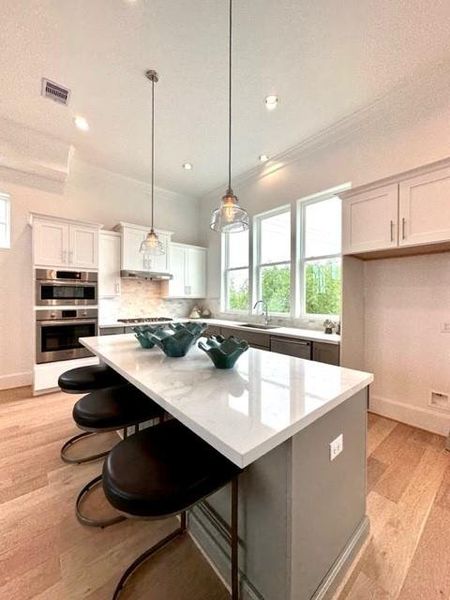Our kitchens are a dream. Dovetail joints, soft closes on cabinets. Tons of storage!Photo: model home of same plan.