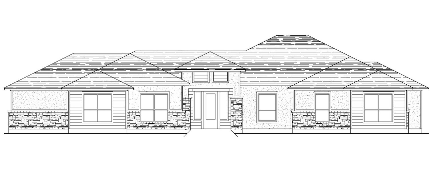 Exterior rendering of this home design in Escalera Ranch 1833, Victoria, TX (Image 1). Exterior rendering of this home design in Escalera Ranch 1833, Victoria, TX (Image 1).