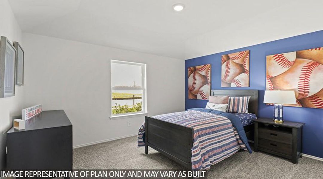 Furnished interior view inside a new home in Porters Mill, New Caney (Image 12).