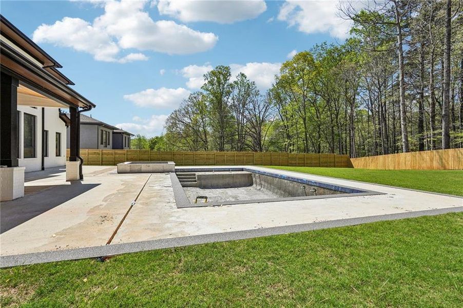 Exterior details and patio area of a home in , Sugar Hill (Image 34).