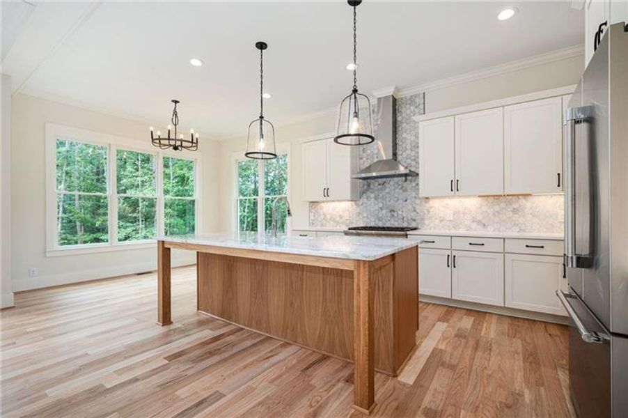 Furnished interior view inside a new home in , Monroe (Image 12).