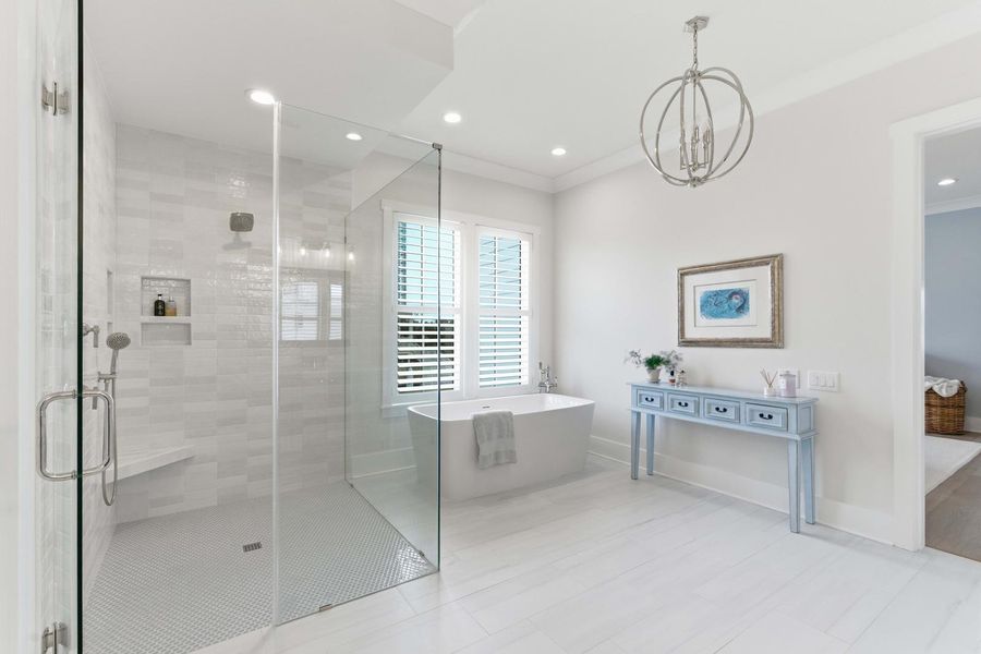 Furnished interior view inside a new home in , Mount Pleasant (Image 9).