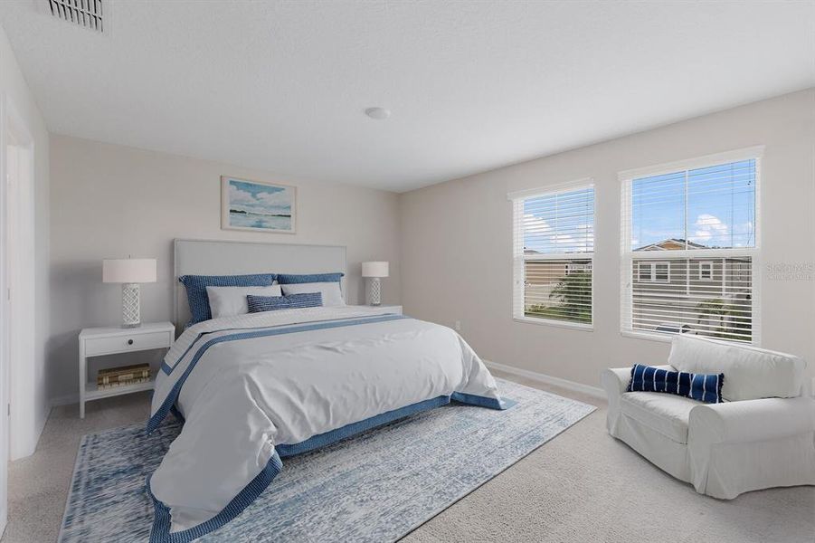 Furnished interior view inside a new home in , Parrish (Image 9).