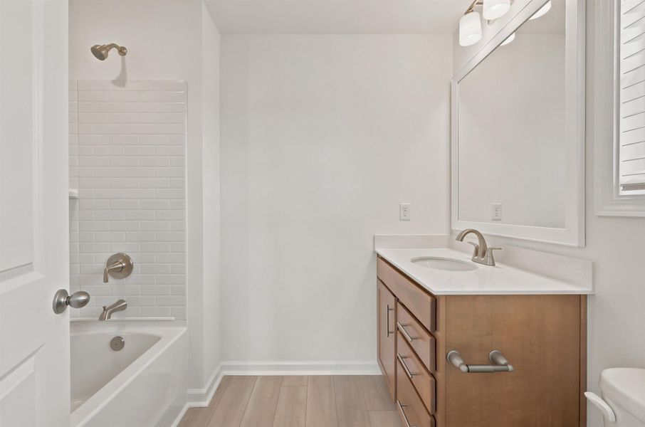 Furnished interior view inside a new home in Westfield, Conway (Image 11).